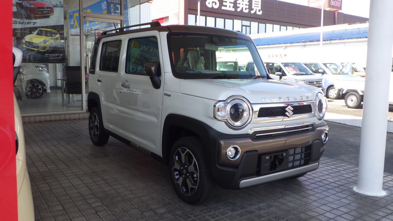 売約済　ハスラー　JスタイルⅡ<br>令和5年3月登録　未使用展示車